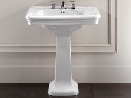 Lavabos con pedestal estilosos y modernos para tu cuarto de baño
